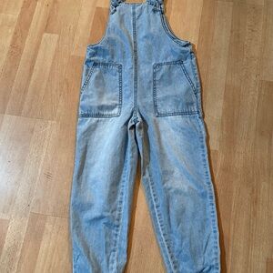 Vanilla Star Blue Denim Overalls Girls Small